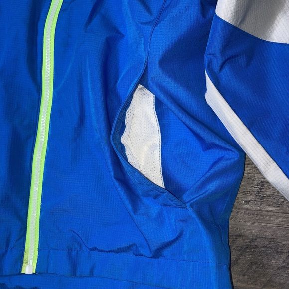 AQ Explore The Unknown Boys Hooded Lined Jacket M Medium 10/12 Blue Green Gray - Picture 4 of 9